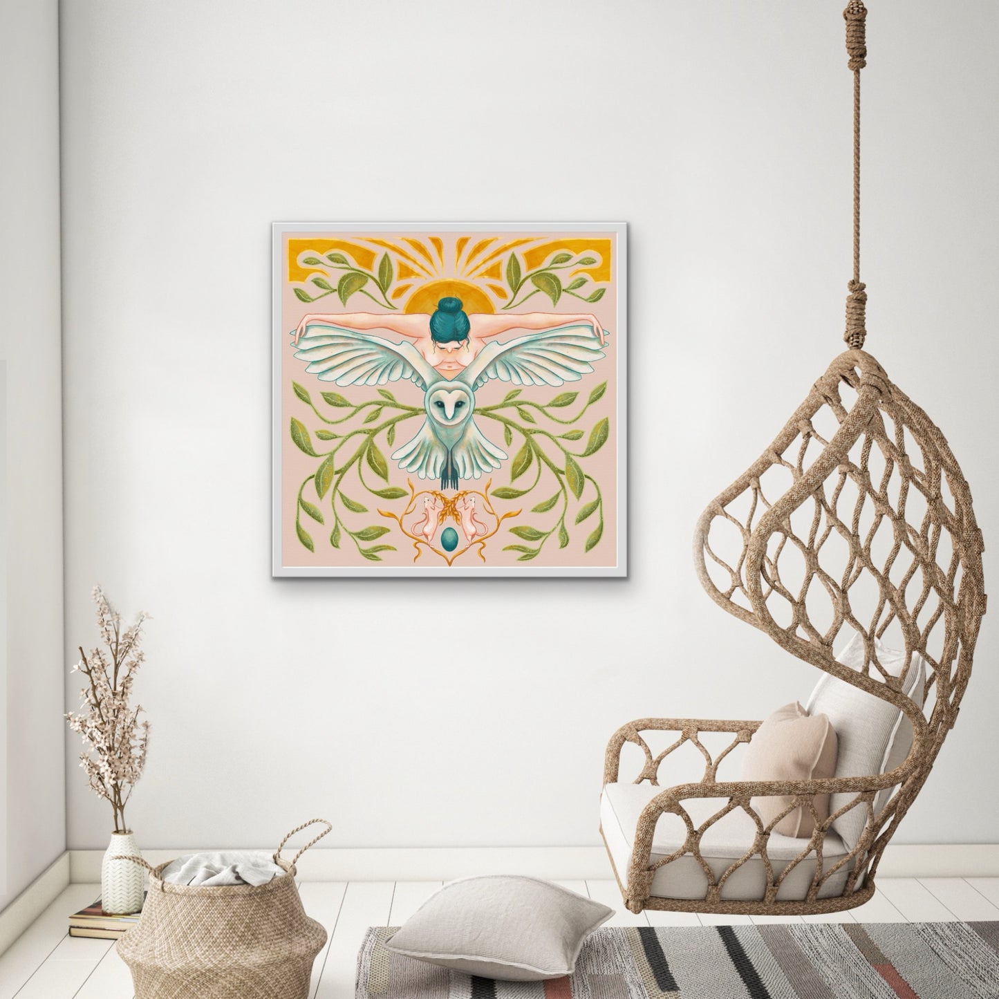 ‘Feel The Sun’ Framed Print