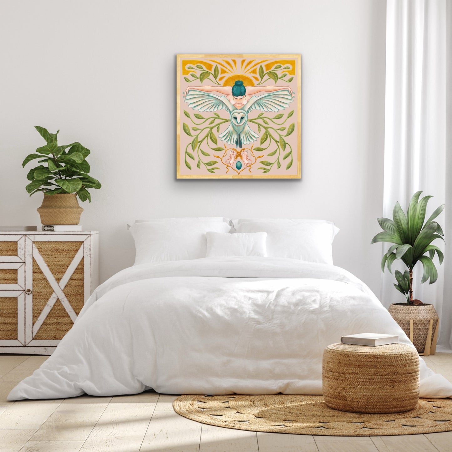 ‘Feel The Sun’ Framed Print