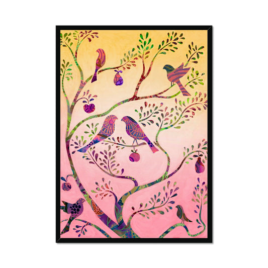 Sunset Chorus Framed Print